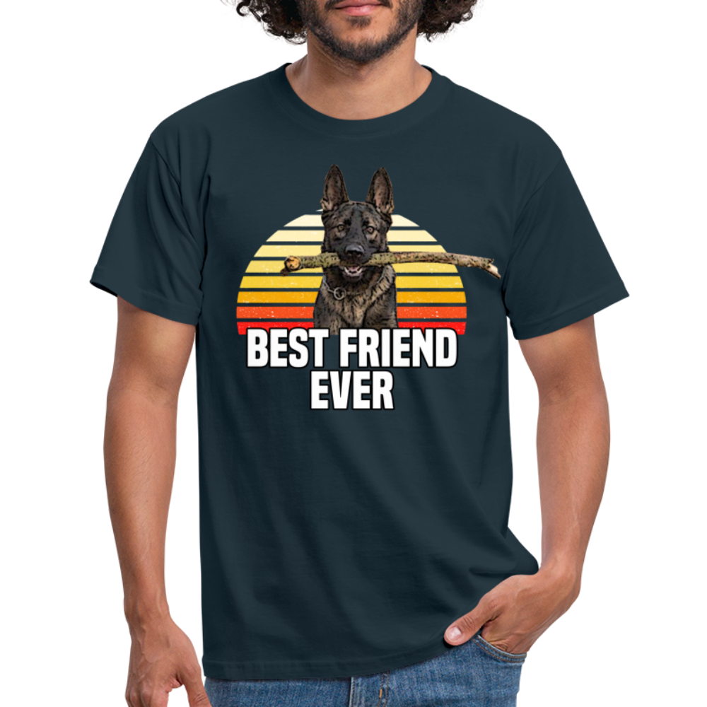 Schäferhund bester Freund T-Shirt - navy