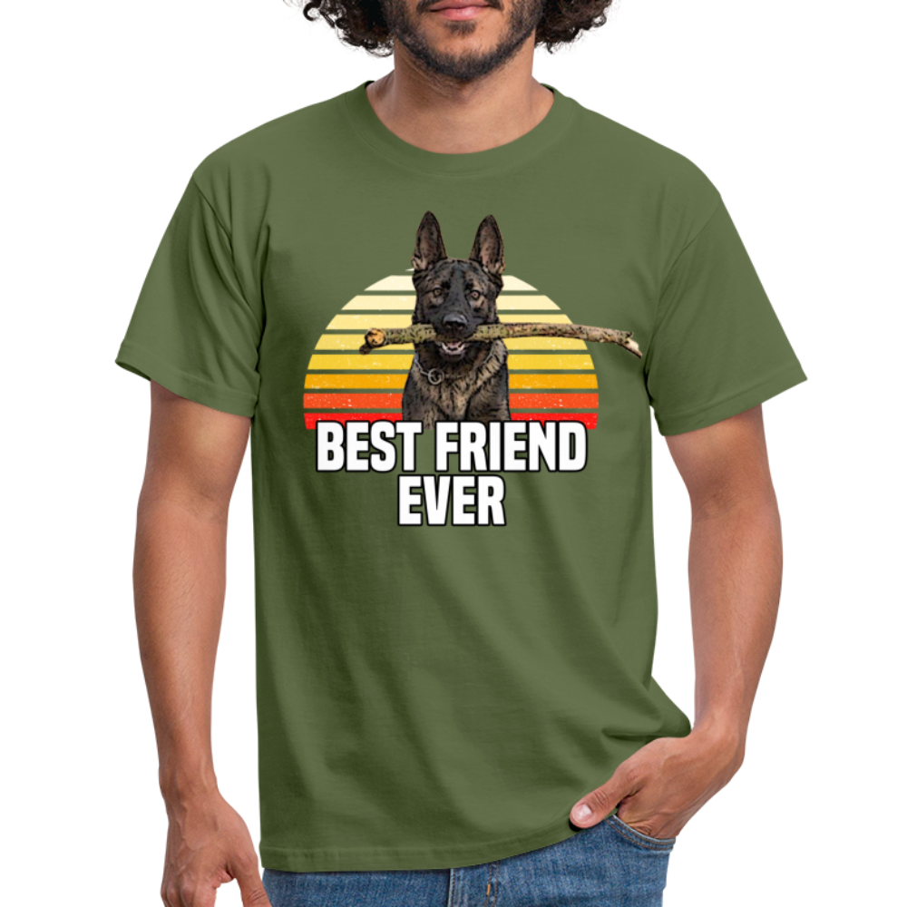 Schäferhund bester Freund T-Shirt - military green