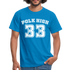 90'er Retro Style 33 Polk High T-Shirt - royal blue