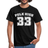90'er Retro Style 33 Polk High T-Shirt - black