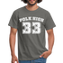 90'er Retro Style 33 Polk High T-Shirt - graphite grey