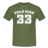 90'er Retro Style 33 Polk High T-Shirt - military green