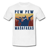 Pew Pew Madafakas Lustiges Männer T-Shirt - white