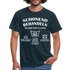 62. Geburtstags T-Shirt Schonend Behandeln - Das gute Stück is schon 62 Lustiges Geschenk Shirt - navy
