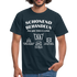 53. Geburtstags T-Shirt Schonend Behandeln - Das gute Stück is schon 53 Lustiges Geschenk Shirt - navy