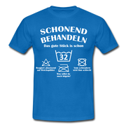 32. Geburtstags T-Shirt Schonend Behandeln - Das gute Stück is schon 32 Lustiges Geschenk Shirt - royal blue