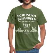 32. Geburtstags T-Shirt Schonend Behandeln - Das gute Stück is schon 32 Lustiges Geschenk Shirt - military green