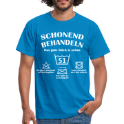 51. Geburtstags T-Shirt Schonend Behandeln - Das gute Stück is schon 51 Lustiges Geschenk Shirt - royal blue