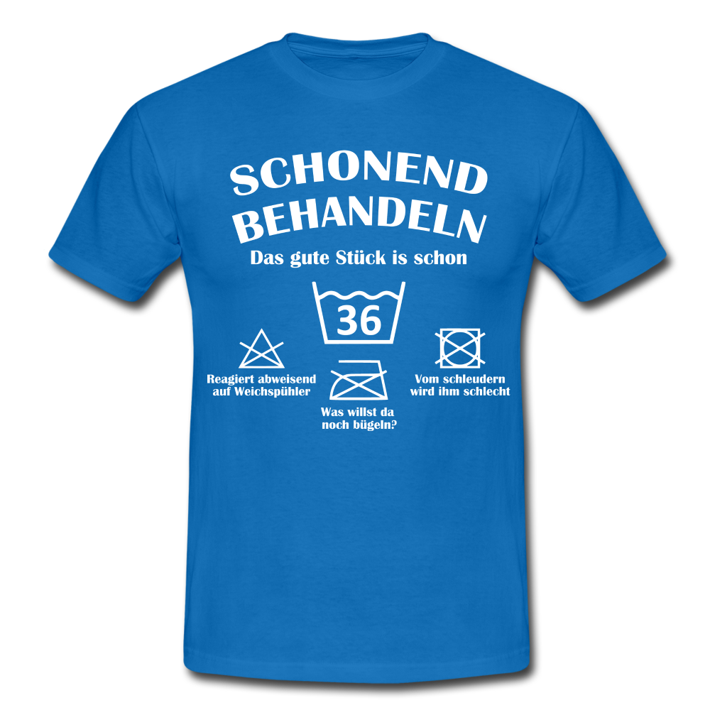 36. Geburtstags T-Shirt Schonend Behandeln - Das gute Stück is schon 36 Lustiges Geschenk Shirt - royal blue