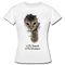 Süße Katze 20% Baumwolle 80% Katzenhaare Lustiges Geschenk Frauen T-Shirt - white