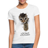 Süße Katze 20% Baumwolle 80% Katzenhaare Lustiges Geschenk Frauen T-Shirt - white