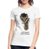 Süße Katze 20% Baumwolle 80% Katzenhaare Lustiges Geschenk Frauen Premium Bio T-Shirt - white