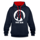 Papa Bear proud Daddy stolzer Vater Hoodie - navy/red