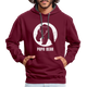 Papa Bear proud Daddy stolzer Vater Hoodie - burgundy/charcoal