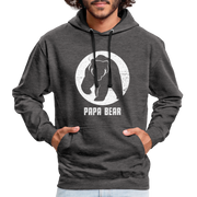 Papa Bear proud Daddy stolzer Vater Hoodie - charcoal/black