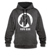 Papa Bear proud Daddy stolzer Vater Hoodie - charcoal/black