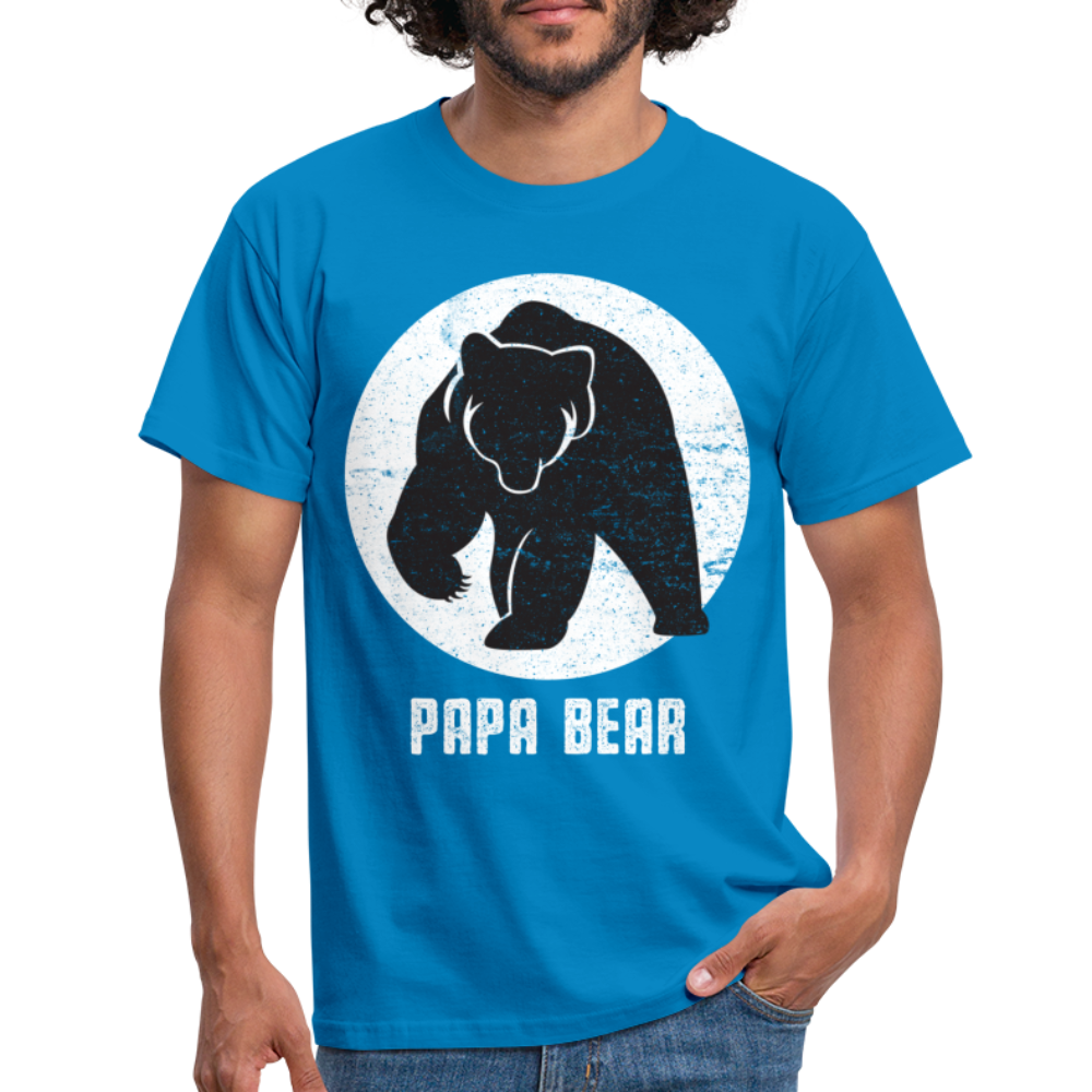 Papa Bear proud Daddy stolzer Vater T-Shirt - royal blue