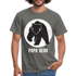 Papa Bear proud Daddy stolzer Vater T-Shirt - graphite grey