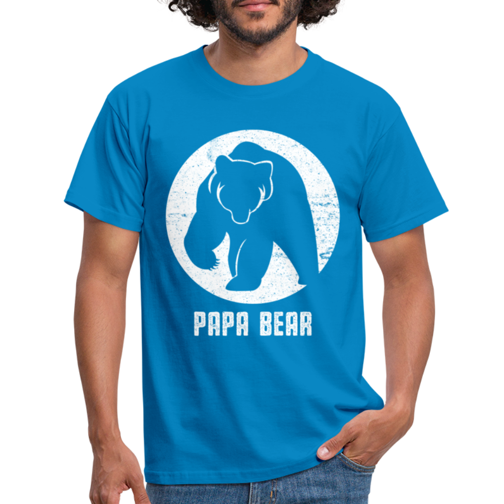 Papa Bear proud Daddy stolzer Vater T-Shirt - royal blue