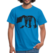 Bär Wildnis Wandern Berge Outdoor T-Shirt - royal blue