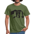 Bär Wildnis Wandern Berge Outdoor T-Shirt - military green