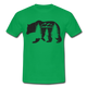 Bär Wildnis Wandern Berge Outdoor T-Shirt - kelly green