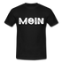 Anker Norddeutsches MOIN Lustiges Männer T-Shirt - black