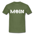 Anker Norddeutsches MOIN Lustiges Männer T-Shirt - military green