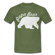 Papa Bear proud Daddy stolzer Vater T-Shirt - military green