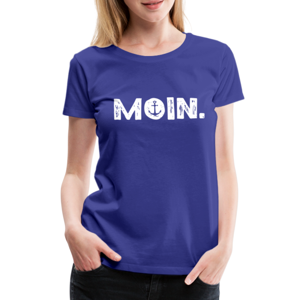 Anker Norddeutsches MOIN Lustiges Frauen Premium T-Shirt - royal blue