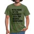 Intelligenz Hawking Zitat T-Shirt - military green