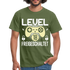 Gamer 18. Geburtstag Gaming Shirt Level 18 Freigeschaltet Geschenk T-Shirt - military green