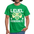 Gamer 30. Geburtstag Gaming Shirt Level 30 Freigeschaltet Geschenk T-Shirt - kelly green