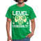 Gamer 40. Geburtstag Gaming Shirt Level 40 Freigeschaltet Geschenk T-Shirt - kelly green