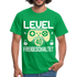 Gamer 40. Geburtstag Gaming Shirt Level 40 Freigeschaltet Geschenk T-Shirt - kelly green