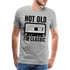 Retro Kassette Tape Not Old I'm Classic Witziges Nostalgie Premium T-Shirt - heather grey