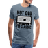 Retro Kassette Tape Not Old I'm Classic Witziges Nostalgie Premium T-Shirt - steel blue