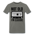 Retro Kassette Tape Not Old I'm Classic Witziges Nostalgie Premium T-Shirt - asphalt