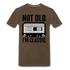 Retro Kassette Tape Not Old I'm Classic Witziges Nostalgie Premium T-Shirt - noble brown