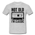 Retro Kassette Tape Not Old I'm Classic Witziges Nostalgie Männer T-Shirt - heather grey