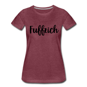 Fuffzich 50. Geburtstag Geschenk Premium T-Shirt - heather burgundy