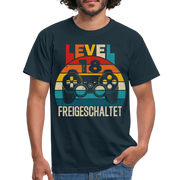 18.Geburtstag Gamer Level 18 Freigeschaltet Geschenk T-Shirt - navy