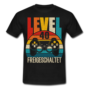 40. Geburtstag Level 40 Freigeschaltet Geschenk T-Shirt - black