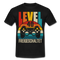 40. Geburtstag Level 40 Freigeschaltet Geschenk T-Shirt - black