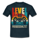 40. Geburtstag Level 40 Freigeschaltet Geschenk T-Shirt - navy