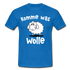 Schaf Schäfer Schafhirte Komme was Wolle Lustiges Witziges T-Shirt - royal blue
