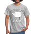 Schaf Schäfer Schafhirte Komme was Wolle Lustiges Witziges T-Shirt - heather grey