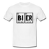 Bier Shirt Perioden System Bier Elemente Witziges T-Shirt - white