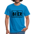 Bier Shirt Perioden System Bier Elemente Witziges T-Shirt - royal blue