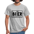 Bier Shirt Perioden System Bier Elemente Witziges T-Shirt - heather grey